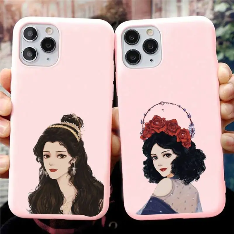 Noble Princess Illustration Phone Case For IPhone 12 Mini 12 PRO Max 11 Pro XS MAX 8 7 6 6S Plus X XR Cover
Noble Princess Illustration Phone Case For IPhone 12 Mini 12 PRO Max 11 Pro XS MAX 8 7 6 6S Plus X XR Cover