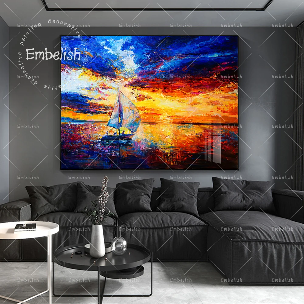 1 Pieces Sailing Boat On The Sea Landscape Wall Art Pictures For Living Room Modern HOme Decor Posters HD Spray Canvas Paintings
1 Pieces Sailing Boat On The Sea Landscape Wall Art Pictures For Living Room Modern HOme Decor Posters HD Spray Canvas Paintings