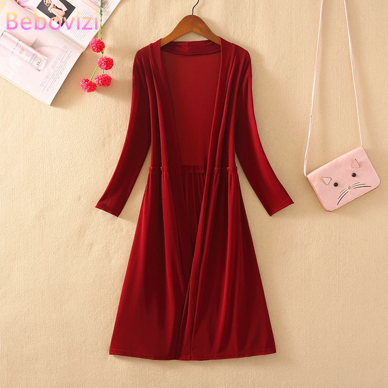 2021 New Red Chiffon Womens Capes Summer Cardigan Solid Beach Vacation Sun Protection Coat Loose Mid-length Elegant Ponchos
2021 New Red Chiffon Womens Capes Summer Cardigan Solid Beach Vacation Sun Protection Coat Loose Mid-length Elegant Ponchos