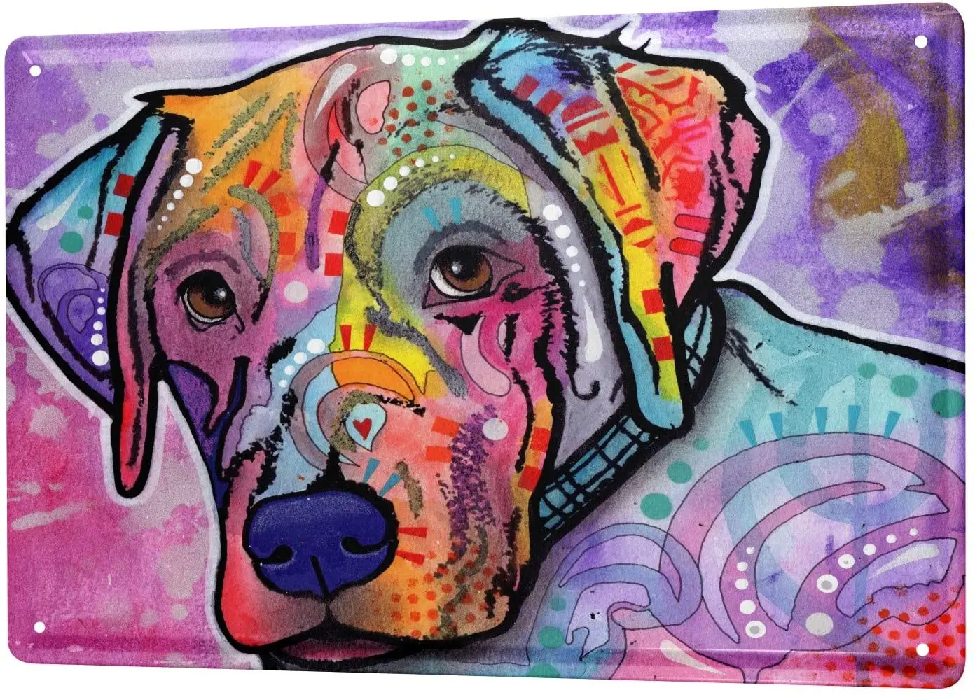 Оловянная металлическая табличка с 2004 года, декоративный знак, таблички для домашнего декора, навес для животных, красочная собака 
Оловянная металлическая табличка с 2004 года, декоративный знак, таблички для домашнего декора, навес для животных, красочная собака