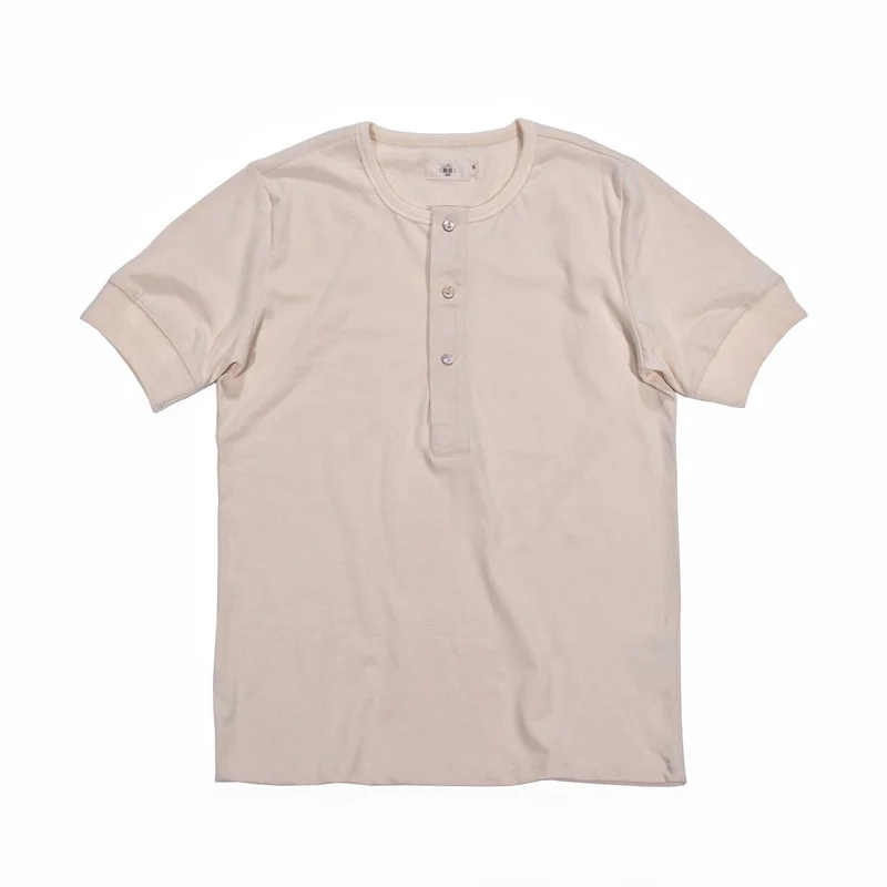 T-shirt Men's Henley Collar Short Sleeves Vintage T-shirt Ribbed Cuffs for Summer Organic Cotton Casual Trendy Clothes for Men
T-shirt Men's Henley Collar Short Sleeves Vintage T-shirt Ribbed Cuffs for Summer Organic Cotton Casual Trendy Clothes for Men