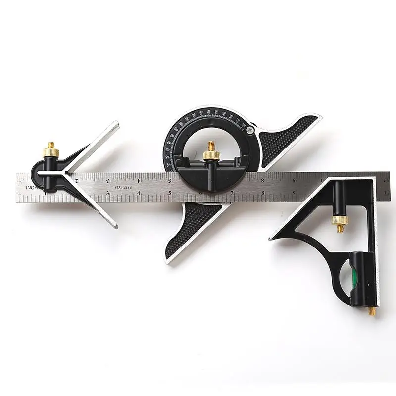 Square 3Pcs/Set Stainless Steel Accuracy Multifunctional Ruler High-Grade Combination Measuring Tool
Square 3Pcs/Set Stainless Steel Accuracy Multifunctional Ruler High-Grade Combination Measuring Tool