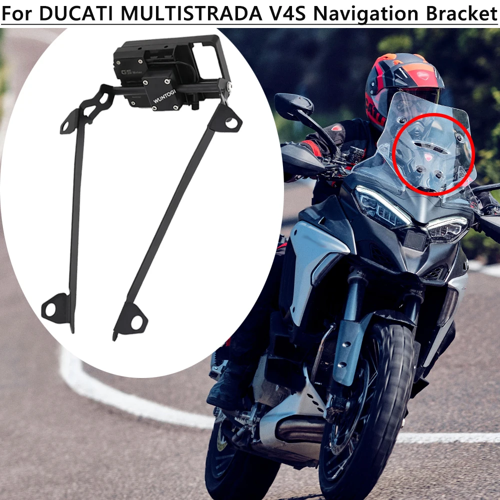 Motorcycle Navigation Bracket USB and Wireless Charging Stand Phone Navigation GPS Holder Board For DUCATI MULTISTRADA V4S 2021
Motorcycle Navigation Bracket USB and Wireless Charging Stand Phone Navigation GPS Holder Board For DUCATI MULTISTRADA V4S 2021