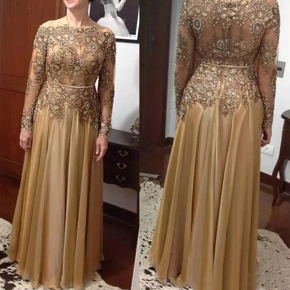 Applique Evening Dress A Line Bateau Off-Shoulder Floor-Length Beaded Long Sleeve Formal Dresses NONE Train Prom Party Gown
Applique Evening Dress A Line Bateau Off-Shoulder Floor-Length Beaded Long Sleeve Formal Dresses NONE Train Prom Party Gown