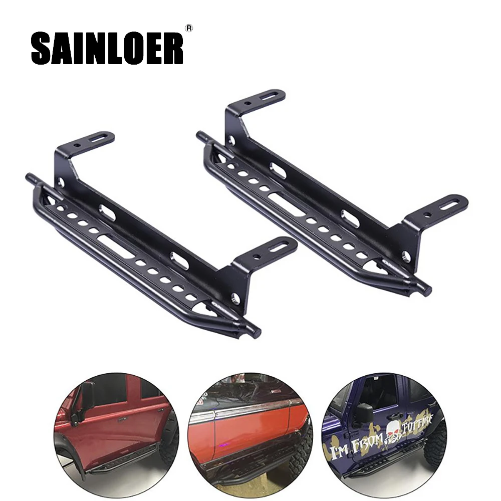 SAINLOER Metal Side Pedal For 1/10 RC Crawler Car Traxxas TRX4 Defender Bronco Side guard plate Aluminium alloy Foot pedal
SAINLOER Metal Side Pedal For 1/10 RC Crawler Car Traxxas TRX4 Defender Bronco Side guard plate Aluminium alloy Foot pedal