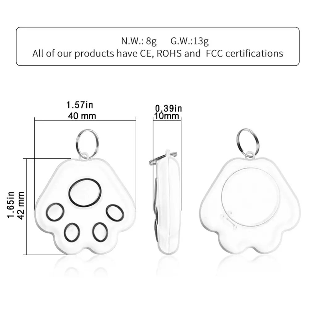 Dog Claw Wireless Anti Lost Device Two Way Alarm Tracking Self Timer Finder For The Elderly Pet Anti Lost
Dog Claw Wireless Anti Lost Device Two Way Alarm Tracking Self Timer Finder For The Elderly Pet Anti Lost