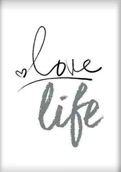 Картинка с надписью «Love Life», декоративный Шелковый постер для домашнего декора, 24x36 дюймов
Картинка с надписью «Love Life», декоративный Шелковый постер для домашнего декора, 24x36 дюймов