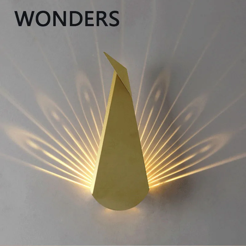 Nordic Modern Iron Wall Lamp Living Room Aisle Stair indoor luminaria home decor LED Wall Light Creative Peacock colorful бра
Nordic Modern Iron Wall Lamp Living Room Aisle Stair indoor luminaria home decor LED Wall Light Creative Peacock colorful бра