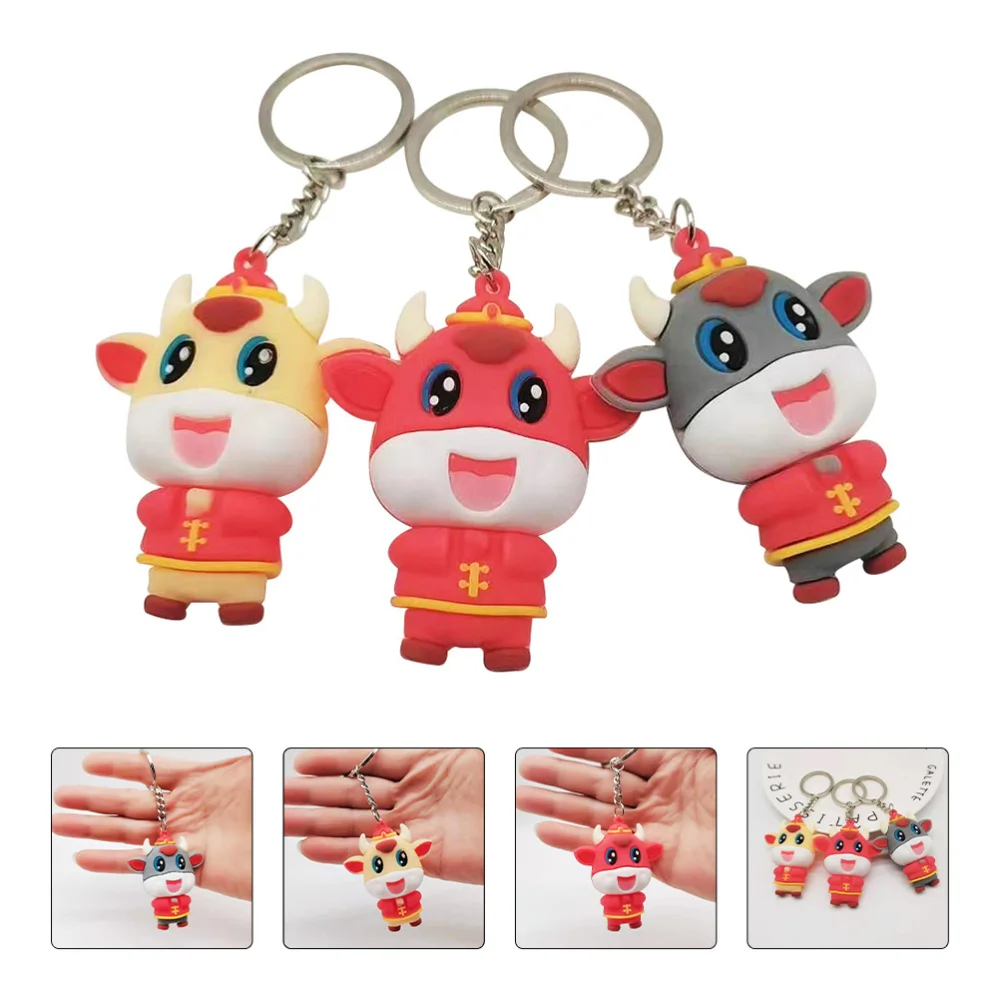 12pcs Creative New Year Key Ring The Ox Year Key Chain Ox Pendant Key Chain
12pcs Creative New Year Key Ring The Ox Year Key Chain Ox Pendant Key Chain