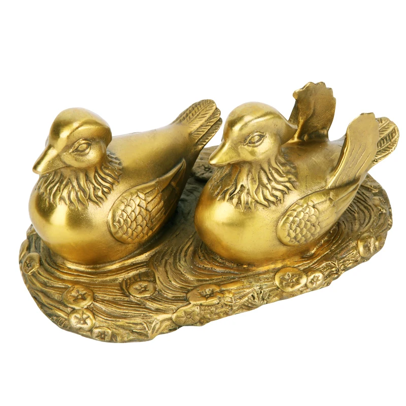 Feng Shui Chinese Mandarin Ducks Yuan Yang Love Birds Statue Figurine Home Decor Gift for Romance and Love (Brass)
Feng Shui Chinese Mandarin Ducks Yuan Yang Love Birds Statue Figurine Home Decor Gift for Romance and Love (Brass)