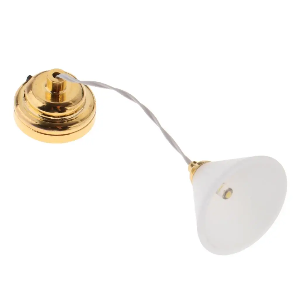 1/12 Scale Dollhouse Miniature Furniture White LED Ceiling Lamp Battery Operated Light for Bedroom Living Room Decoration
1/12 Scale Dollhouse Miniature Furniture White LED Ceiling Lamp Battery Operated Light for Bedroom Living Room Decoration
