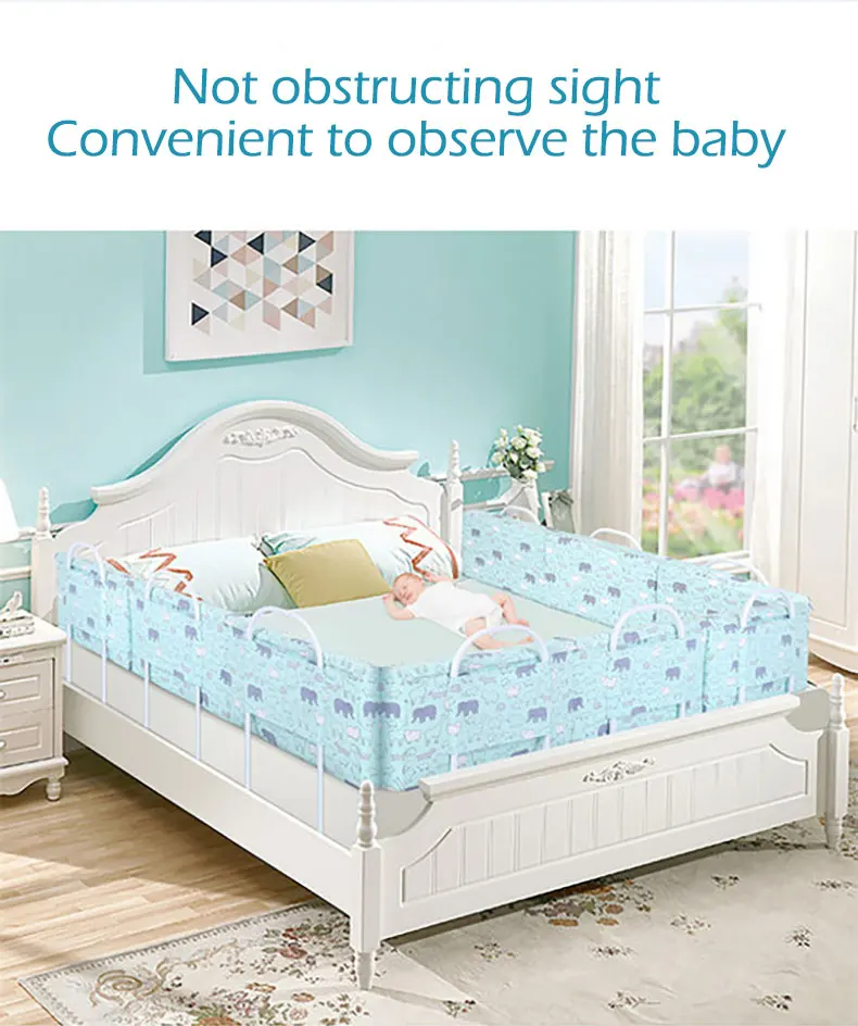 Sponge bed fence baby protective fence baby child bedside barrier big bed 1.8m 2m
Sponge bed fence baby protective fence baby child bedside barrier big bed 1.8m 2m