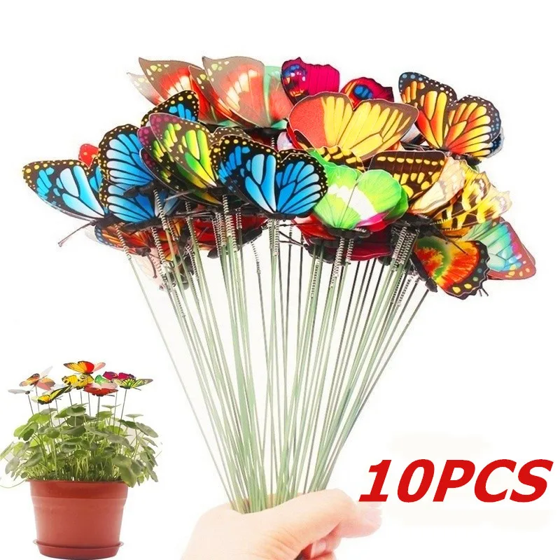Bunch of Butterflies Garden Yard Planter Colorful Whimsical Butterfly Stakes Decoracion Outdoor Decor Flower Pots Decoration
Bunch of Butterflies Garden Yard Planter Colorful Whimsical Butterfly Stakes Decoracion Outdoor Decor Flower Pots Decoration
