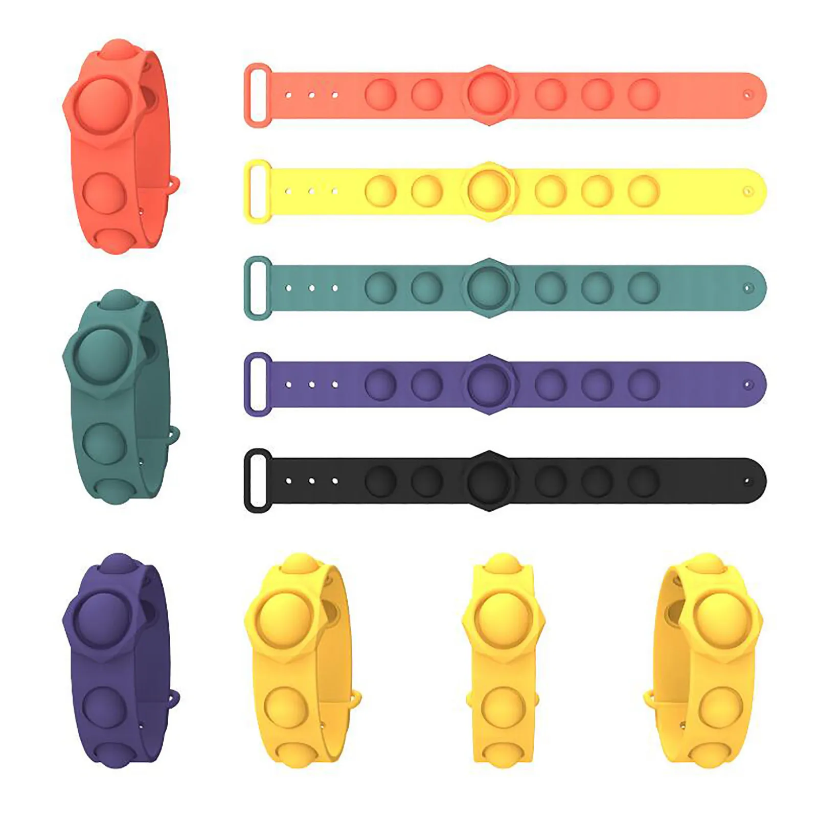Fitget Toys Bracelet For Adult Kid Push Bubble Fidget Sensory Toy Autism Special Needs Stress Reliever Figet Toys simpel dimpel
Fitget Toys Bracelet For Adult Kid Push Bubble Fidget Sensory Toy Autism Special Needs Stress Reliever Figet Toys simpel dimpel