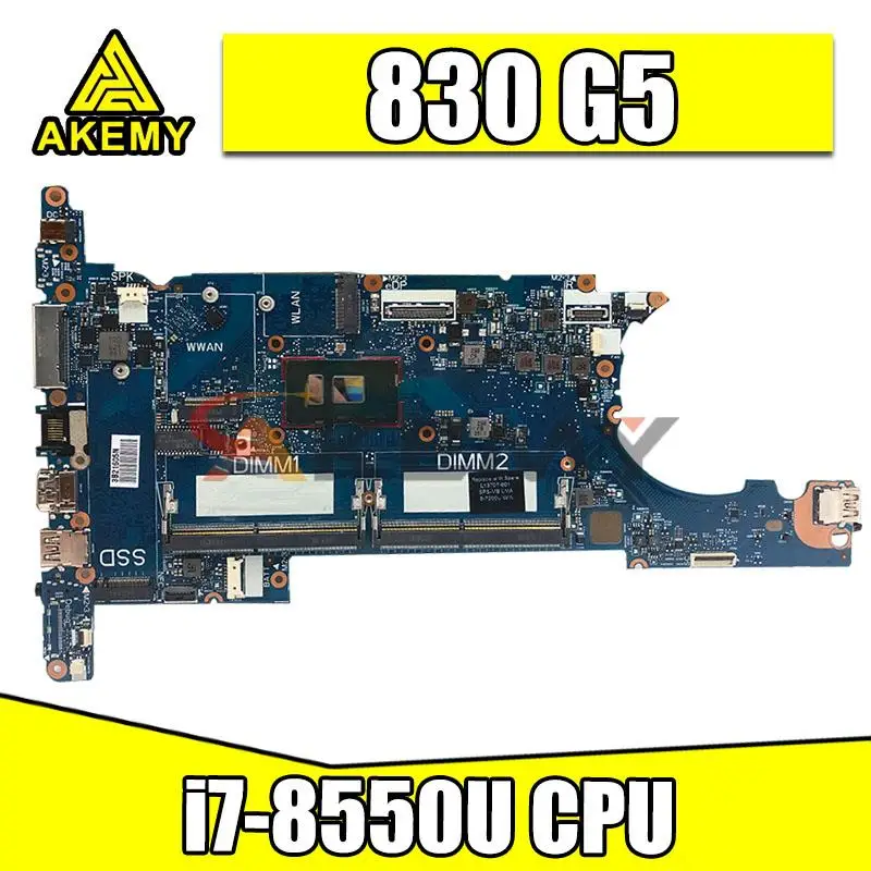 L16905-601 L16905-001 Mainboard UMA With i7-8550U CPU For HP Elitebook 830 G5 Laptop Motherboard 6050A2930901-MB
L16905-601 L16905-001 Mainboard UMA With i7-8550U CPU For HP Elitebook 830 G5 Laptop Motherboard 6050A2930901-MB