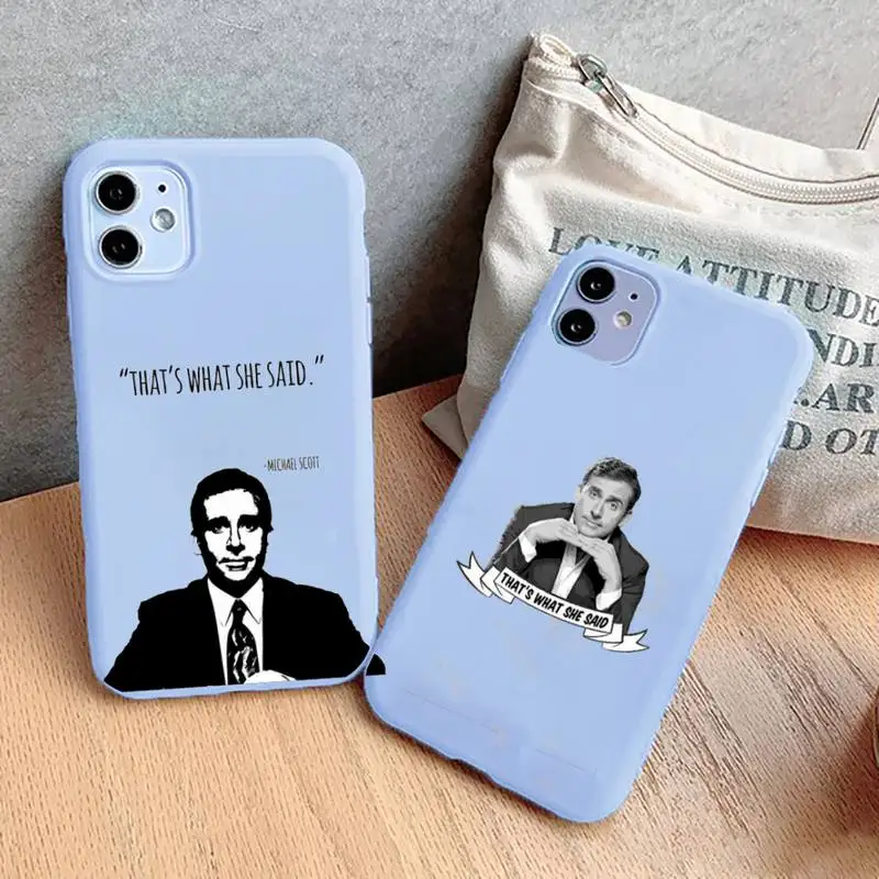 Michael Scott The Office Phone Case Liquid Silicone for iPhone 11 12 13 Pro Max XR XS X Candy Cover for iPhone 6 6S 7 8 Plus
Michael Scott The Office Phone Case Liquid Silicone for iPhone 11 12 13 Pro Max XR XS X Candy Cover for iPhone 6 6S 7 8 Plus