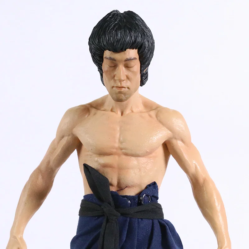 

1/6 Real Clothes Figure Bruce Lee Enter The Dragon Three-headed Action Figure Bruee Jeet Kune Do Collect People's Ornaments