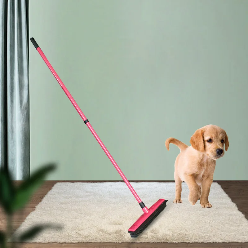 Rubber Broom Pet Hair Lint Removal Magic Clean Sweeper Floor Hair Telescopic Broom Home Scratch Bristle Push Wipe Window Tool
Rubber Broom Pet Hair Lint Removal Magic Clean Sweeper Floor Hair Telescopic Broom Home Scratch Bristle Push Wipe Window Tool