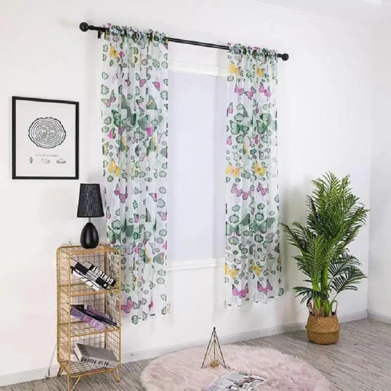 Korean Leaves Butterfly Sheer Curtain Tulle Window Treatment Voile Drape Valance Fabric Home Living Room Decor Window Curtain
Korean Leaves Butterfly Sheer Curtain Tulle Window Treatment Voile Drape Valance Fabric Home Living Room Decor Window Curtain