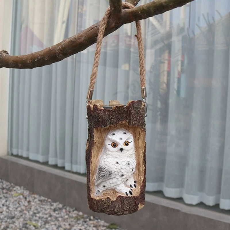 Tree Stump Cute Owl Solar Powered Garden Hanging Lights Waterproof Simulation Carving Decoration Outdoor Yard Garden
Tree Stump Cute Owl Solar Powered Garden Hanging Lights Waterproof Simulation Carving Decoration Outdoor Yard Garden