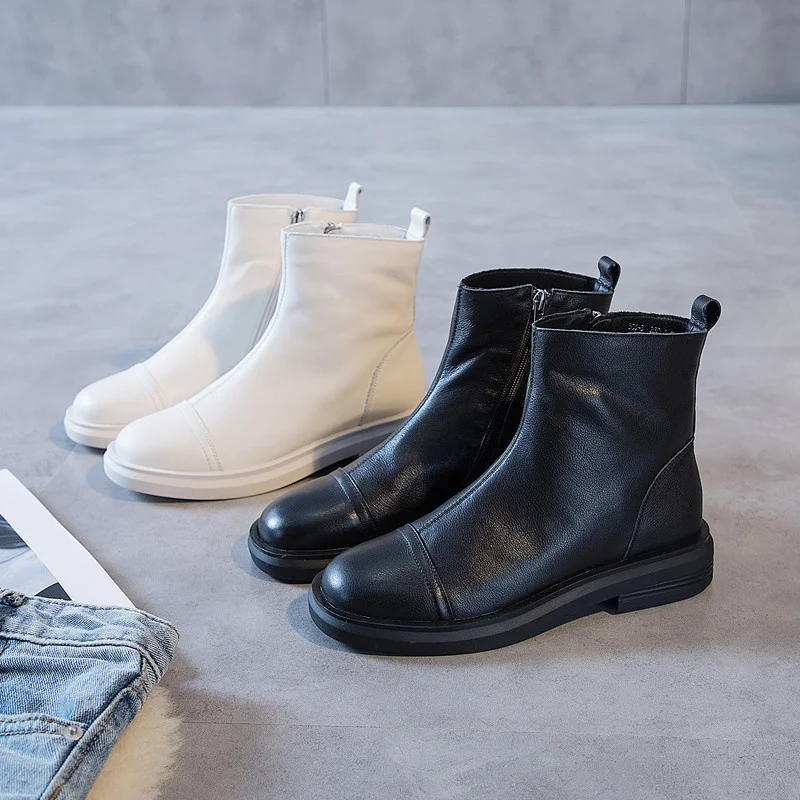 Martin Boots Women Shoes 2021 New Autumn Leather Flat Ankle Boots British Leather Short Boots
Martin Boots Women Shoes 2021 New Autumn Leather Flat Ankle Boots British Leather Short Boots