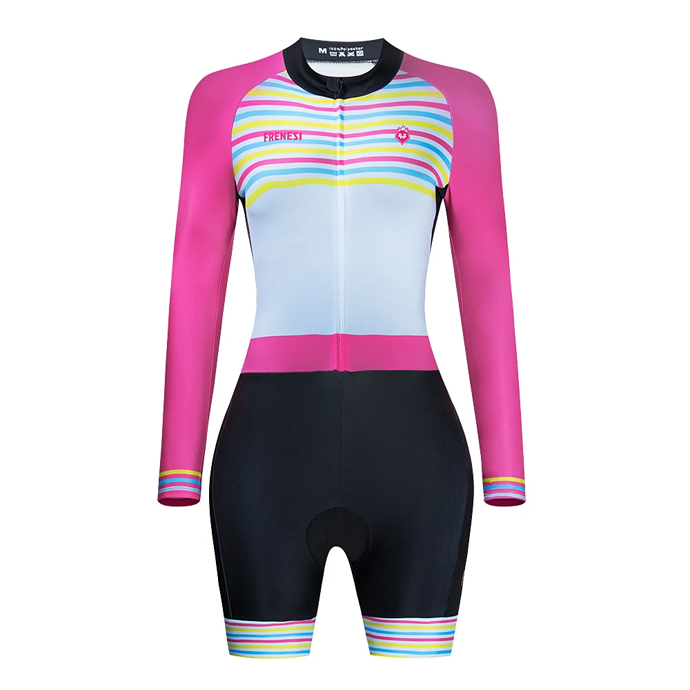 Women Macaquinho Triathlon Suit Clothes Frenesi Cycling Skinsuit Body Set Pink Roupa De Ciclismo Rompers Pro Team Jumpsuit Kits
Women Macaquinho Triathlon Suit Clothes Frenesi Cycling Skinsuit Body Set Pink Roupa De Ciclismo Rompers Pro Team Jumpsuit Kits