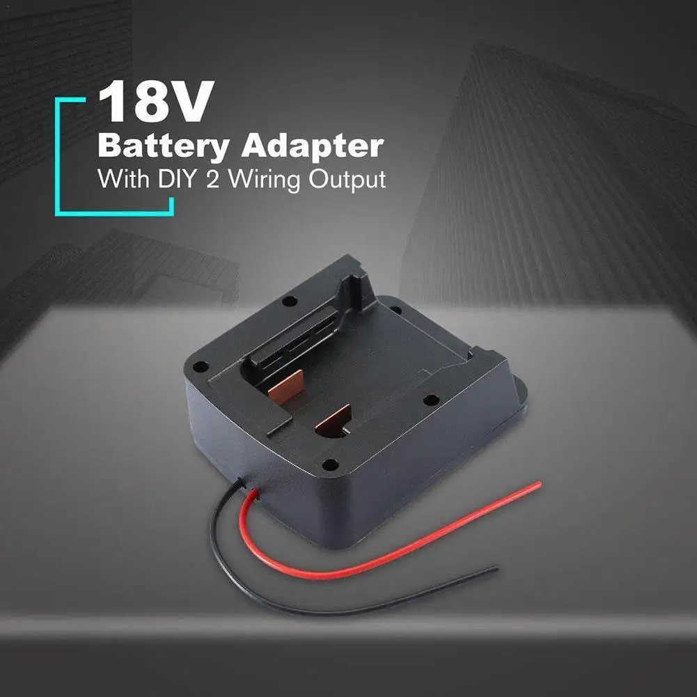 Right Angle Battery Adapter With DIY 2 Wiring Output Dock XC18 Milwaukee or Power F 18V M18 Black Connector E0K5
Right Angle Battery Adapter With DIY 2 Wiring Output Dock XC18 Milwaukee or Power F 18V M18 Black Connector E0K5