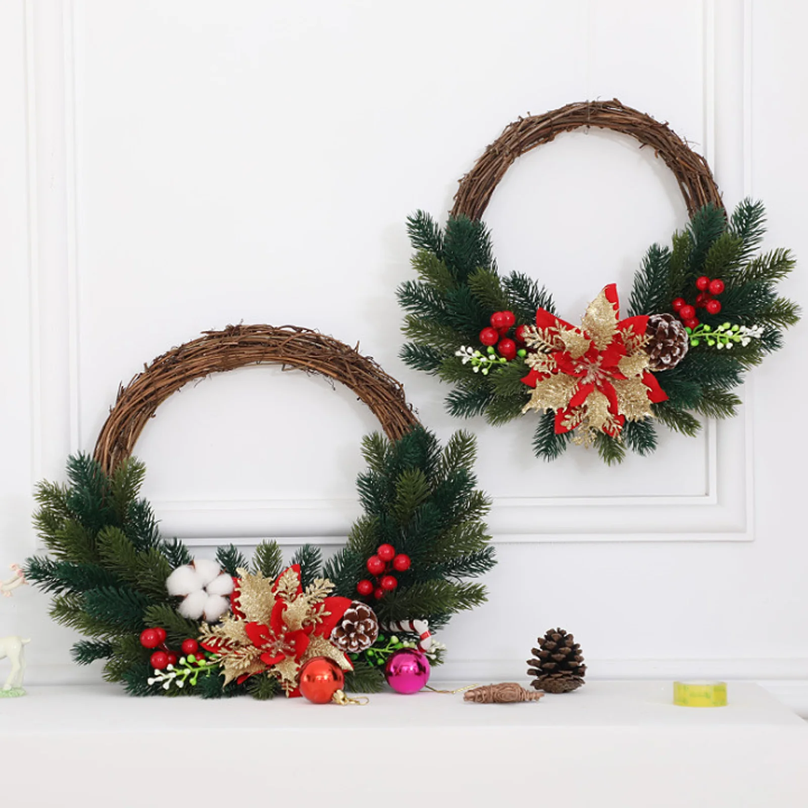 Ring Of Flowers Wreath Thanksgiving Decoration Door Hanging Sign Multicolor Christmas Party Red Fruit Festive Wreaths
Ring Of Flowers Wreath Thanksgiving Decoration Door Hanging Sign Multicolor Christmas Party Red Fruit Festive Wreaths