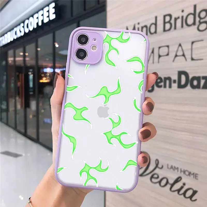 Blue Flame Fire Phone Cases Matte transparent For Purple iPhone 12 Mini 11 Pro XR XS Max 7 8 Plus X Back Cover
Blue Flame Fire Phone Cases Matte transparent For Purple iPhone 12 Mini 11 Pro XR XS Max 7 8 Plus X Back Cover