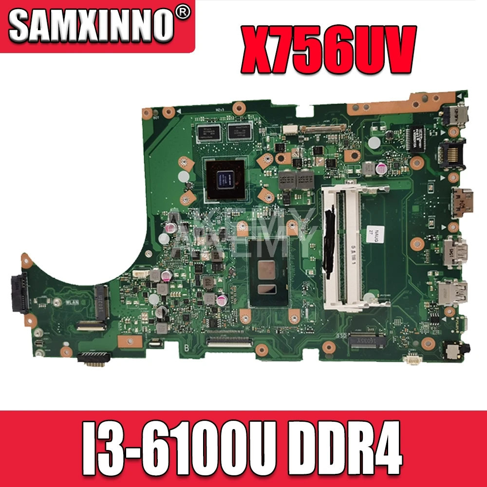 X756UV MB._0M/I3-6100U/AS V2G Mainboard REV3.1 For ASUS X756U X756UV X756UWK X756UX X756UQK X756UQ Laptop Motherboard 100%Tested
X756UV MB._0M/I3-6100U/AS V2G Mainboard REV3.1 For ASUS X756U X756UV X756UWK X756UX X756UQK X756UQ Laptop Motherboard 100%Tested