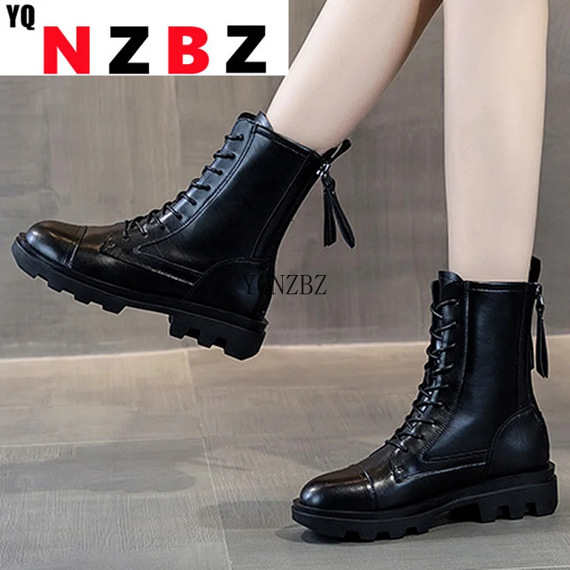 Chunky Heel Platform Women's Motorcycle Boots Round Toe Autumn New 2021 Fashion Lace-up Back Zipper Women's Motorcycle Boots
Chunky Heel Platform Women's Motorcycle Boots Round Toe Autumn New 2021 Fashion Lace-up Back Zipper Women's Motorcycle Boots