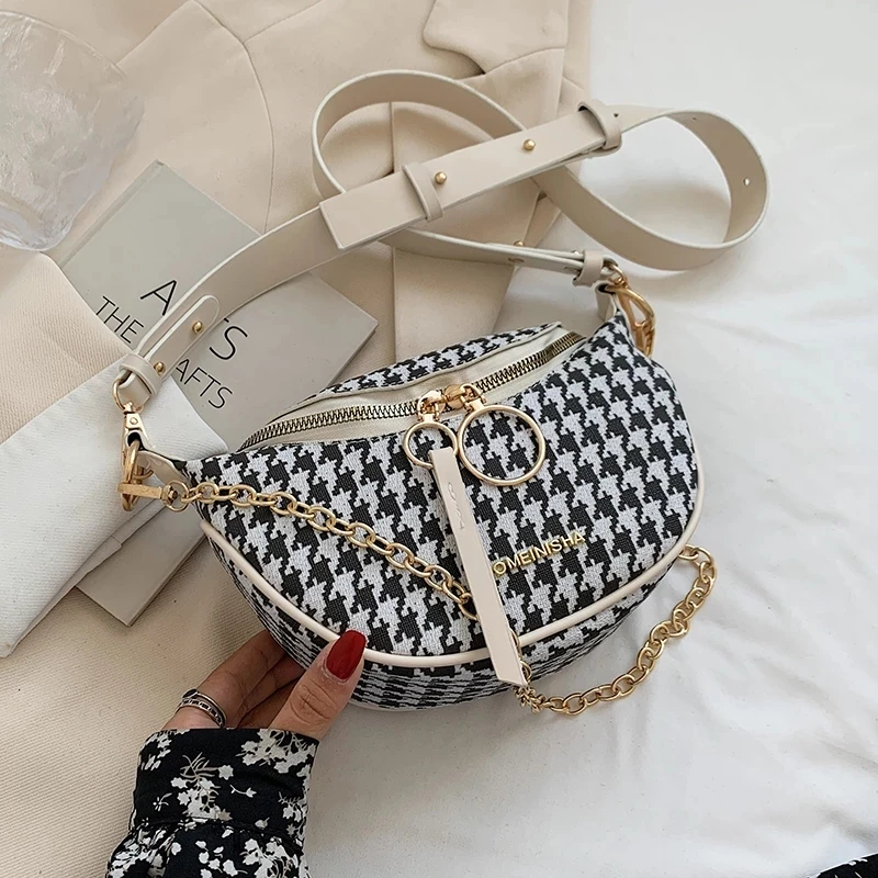 Classical Shoulder Crossbody Messenger Bags Waist Bags for Women 2021 High Quality Woolen Cloth Lady Chest Belt Purses Handbags
Classical Shoulder Crossbody Messenger Bags Waist Bags for Women 2021 High Quality Woolen Cloth Lady Chest Belt Purses Handbags