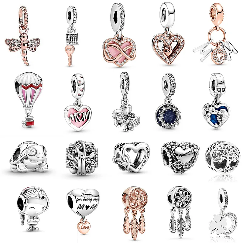 Women's Jewelry Plata De Ley 925 Charm Bracelet Fitted Original Pandora DIY Feminine Charm Bead Sterling Silver Bracelet Beaded
Women's Jewelry Plata De Ley 925 Charm Bracelet Fitted Original Pandora DIY Feminine Charm Bead Sterling Silver Bracelet Beaded