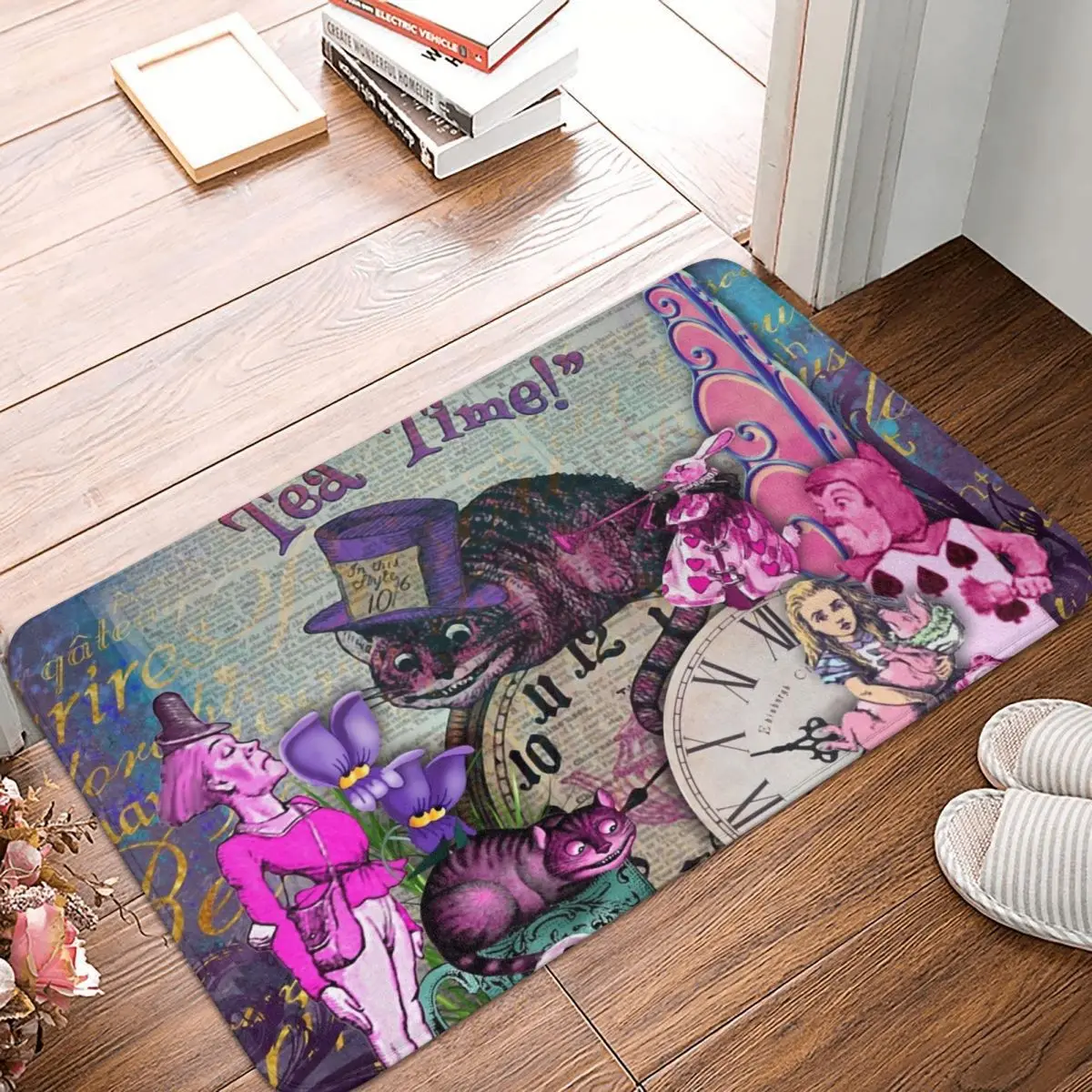 Alice Vintage Doormat Carpet Mat Rug Polyester Non-Slip Floor Decor Bath Bathroom Kitchen Balcony 40*60 
Alice Vintage Doormat Carpet Mat Rug Polyester Non-Slip Floor Decor Bath Bathroom Kitchen Balcony 40*60