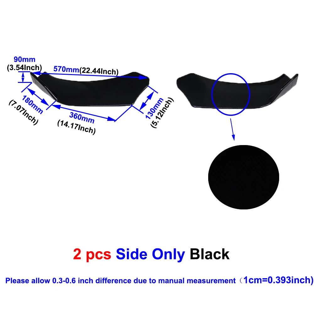 Универсальный углеродное волокно/Черный Автомобильный передний бампер для губ разветвитель бампера Диффузор Защитный протектор
Универсальный углеродное волокно/Черный Автомобильный передний бампер для губ разветвитель бампера Диффузор Защитный протектор