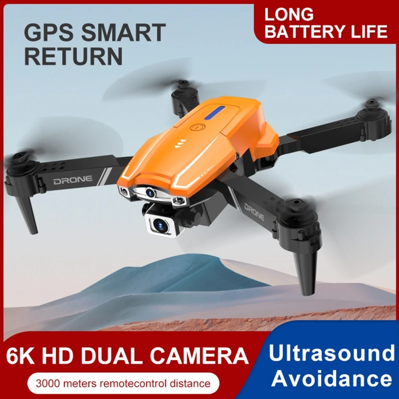 S2 Mini Drone 6K Professional RC Quadcopter GPS 5G with Brushless Motor Headless Mode One-Click Landing/Return RC Toy for Adults
S2 Mini Drone 6K Professional RC Quadcopter GPS 5G with Brushless Motor Headless Mode One-Click Landing/Return RC Toy for Adults
