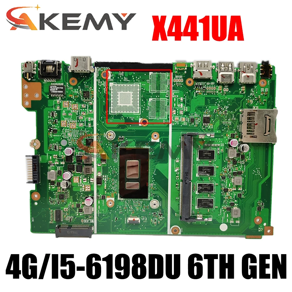 Материнская плата для ноутбука Akemy X441UA MB._ 4G/I5-6198DU 6TH GEN Материнская плата ASUS X441UA X441UV X441UB X441UQ X441U A441U F441U
Материнская плата для ноутбука Akemy X441UA MB._ 4G/I5-6198DU 6TH GEN Материнская плата ASUS X441UA X441UV X441UB X441UQ X441U A441U F441U