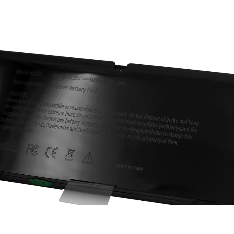 Golooloo 6000mAh A1322 A1278 New laptop battery for Apple macbook pro 13 inch A1278 2009 2010 2011 2012 65.7Wh
Golooloo 6000mAh A1322 A1278 New laptop battery for Apple macbook pro 13 inch A1278 2009 2010 2011 2012 65.7Wh