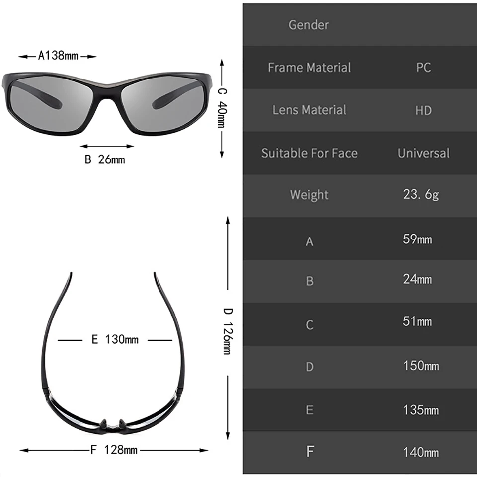 WALK FISH Polarized Sunglasses Unisex Fishing Glasses Sun UV Protection Fishing Glasses UV400 Outdoor Sports Sunglasses
WALK FISH Polarized Sunglasses Unisex Fishing Glasses Sun UV Protection Fishing Glasses UV400 Outdoor Sports Sunglasses