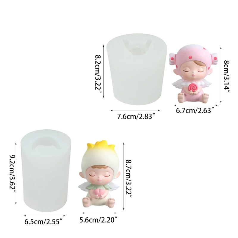 3D Angel Baby Silicone Candle Mold for Fondant Chocolate Candy Soap Cake Mould Baby Shower Birthday Party Decoration
3D Angel Baby Silicone Candle Mold for Fondant Chocolate Candy Soap Cake Mould Baby Shower Birthday Party Decoration