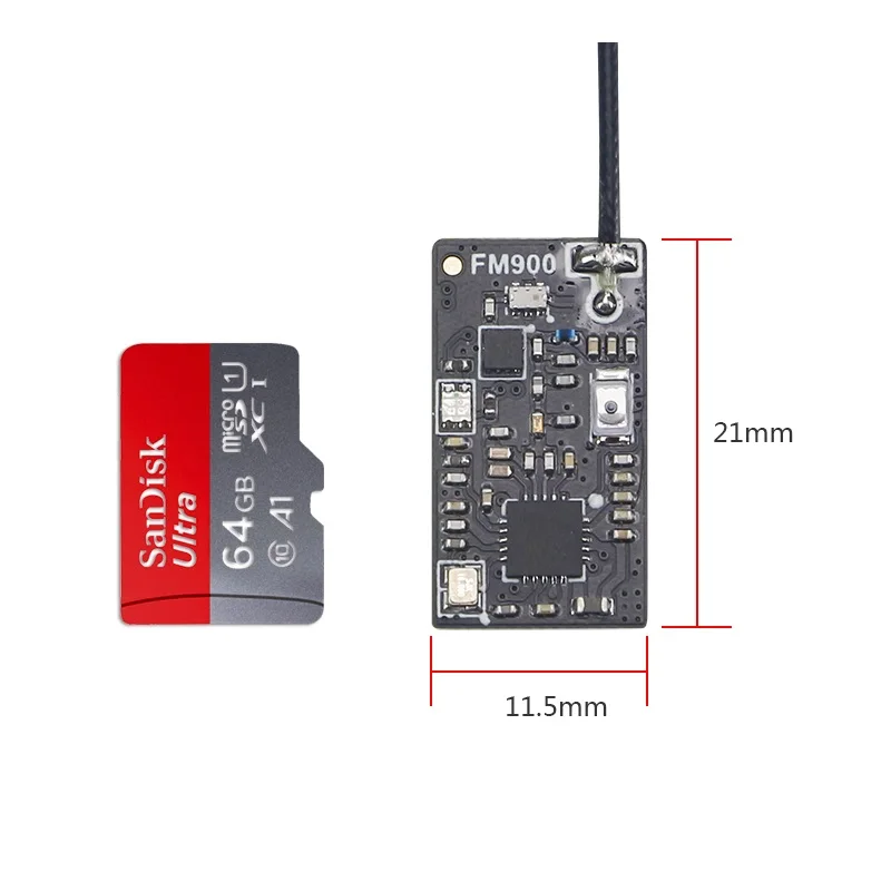 LDARC X-BOSS FM900 мини Reveiver совместимая Futaba FASST 2 4G беспроводной системы в режиме