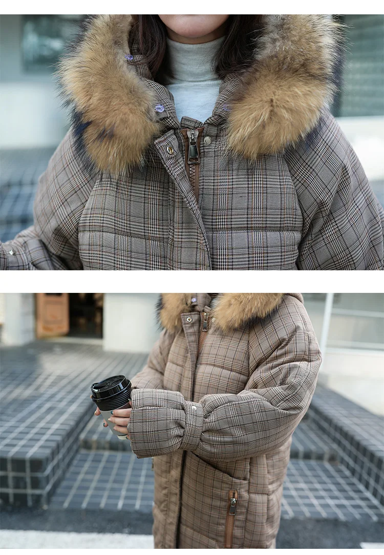 Korean Style Down Jacket Coat 2021 Winter Jacket Womens Hooded With Fur X-long Down Parka Thicken Warm Padded Parka High Quality
Korean Style Down Jacket Coat 2021 Winter Jacket Womens Hooded With Fur X-long Down Parka Thicken Warm Padded Parka High Quality