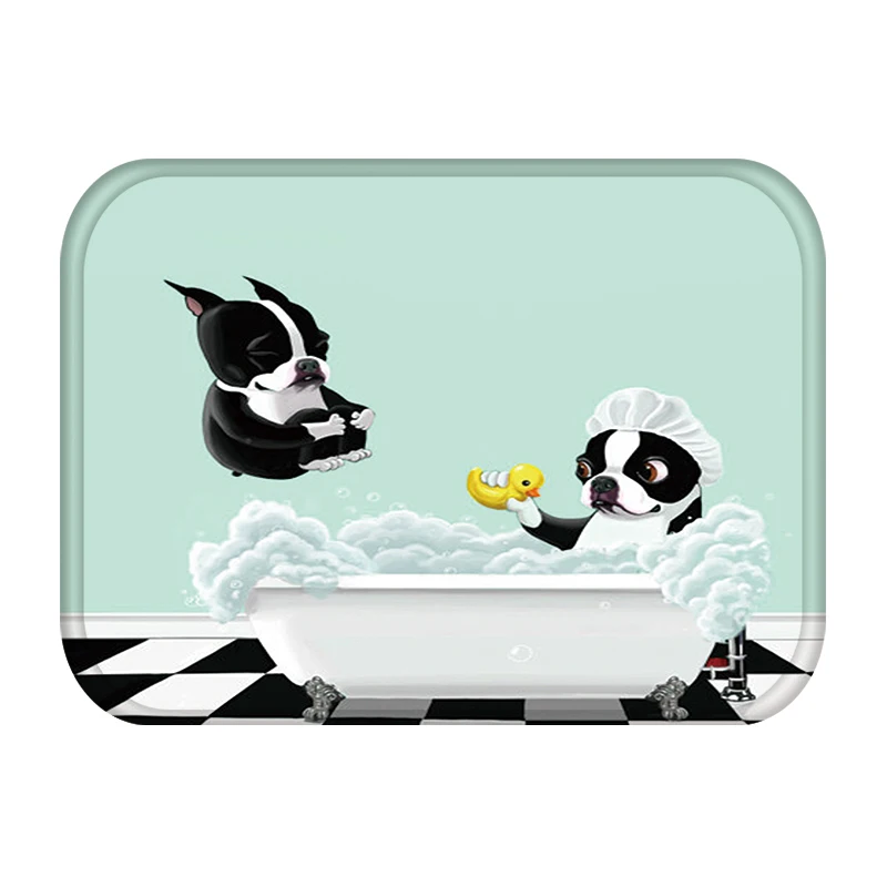 Entrance Door Mats in Hallway Dog Funny Pug French Bulldog Kitchen Living Room Rug Waterproof Anti-Slip Bathroom Carpet
Entrance Door Mats in Hallway Dog Funny Pug French Bulldog Kitchen Living Room Rug Waterproof Anti-Slip Bathroom Carpet