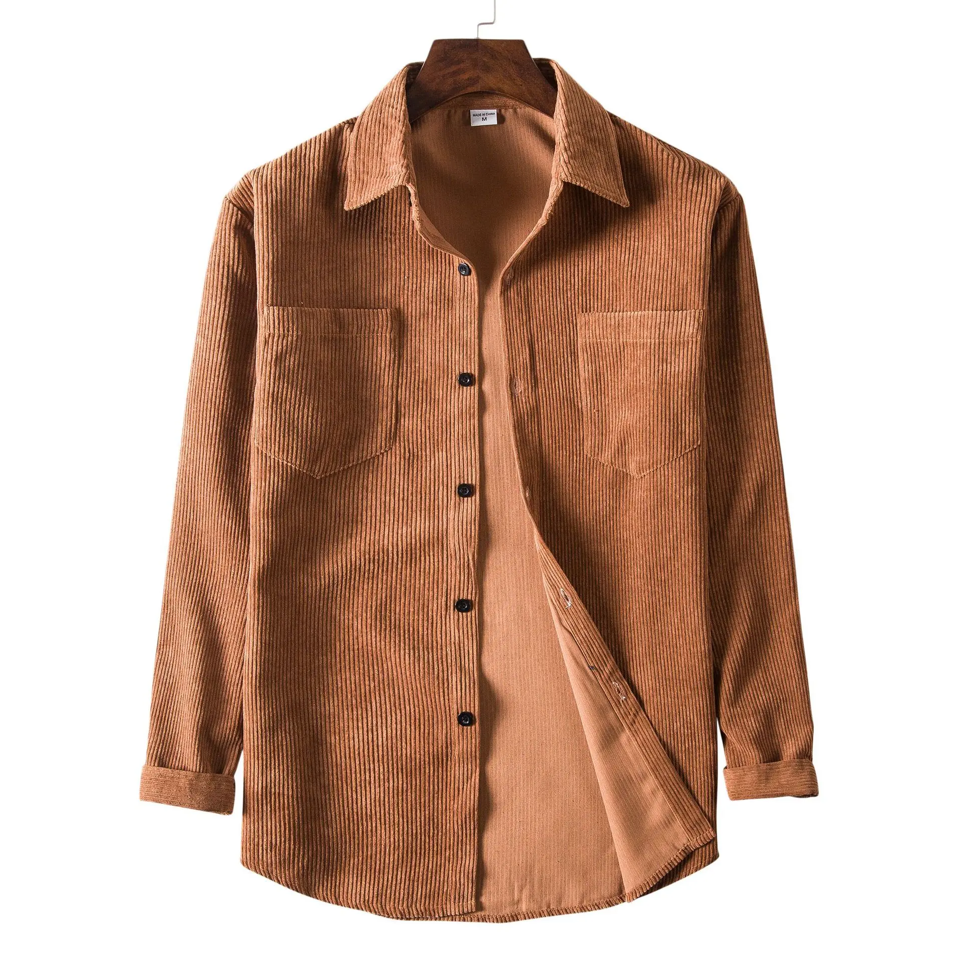 PARKLEES Mens Casual Corduroy Shirt Solid Long Sleeve Classic Button Up Jackets Shirts for Men Vintage Clothes Spring Autumn
PARKLEES Mens Casual Corduroy Shirt Solid Long Sleeve Classic Button Up Jackets Shirts for Men Vintage Clothes Spring Autumn