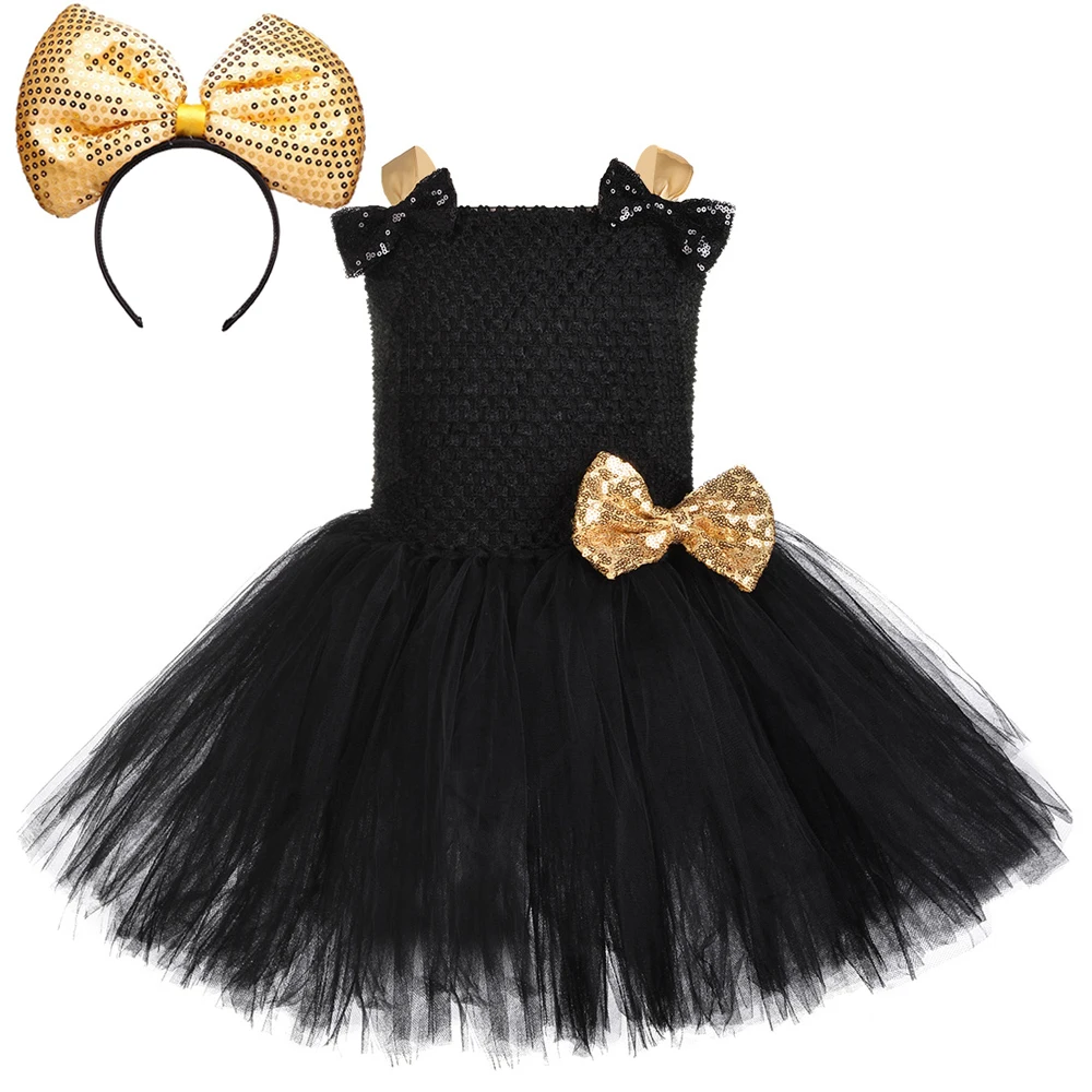 Black Gold Lol Surprise Dress for Girls Halloween Costumes Kids Girl Birthday Tutu Dresses with Golden Big Bow Headband Clothes
Black Gold Lol Surprise Dress for Girls Halloween Costumes Kids Girl Birthday Tutu Dresses with Golden Big Bow Headband Clothes