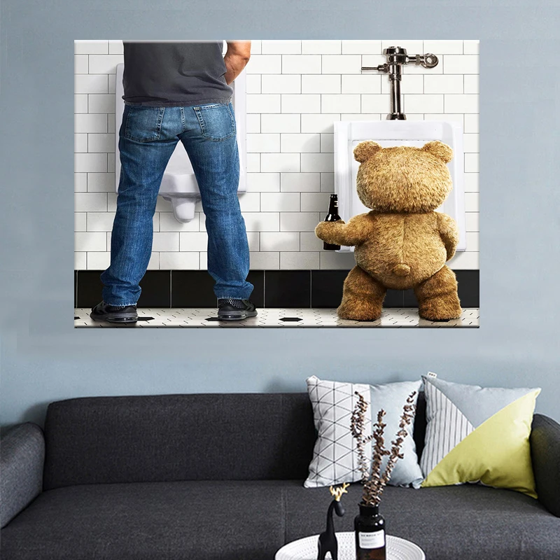 Bathroom Wall Art Canvas Painting WC Posters And Prints Nordic Poster Funny Wall Pictures For Living Room Print Picture Unframed
Bathroom Wall Art Canvas Painting WC Posters And Prints Nordic Poster Funny Wall Pictures For Living Room Print Picture Unframed