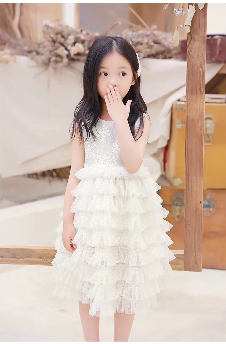 Girls Dress Summer Layered Princess Dress Kids Dresses For Girls Sleeveless Lace Birthday Party Ball Gown Children Clothing 2-8Y
Girls Dress Summer Layered Princess Dress Kids Dresses For Girls Sleeveless Lace Birthday Party Ball Gown Children Clothing 2-8Y
