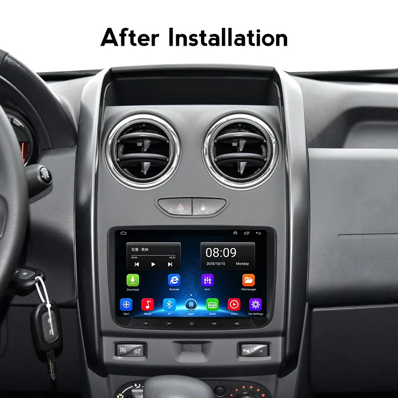 Factory price! RDS Autoradio car multimedia player For Dacia/Sandero/Duster/Captur/Lada/Xray/Logan/Symbol/Docks/Lodgy Quad core |