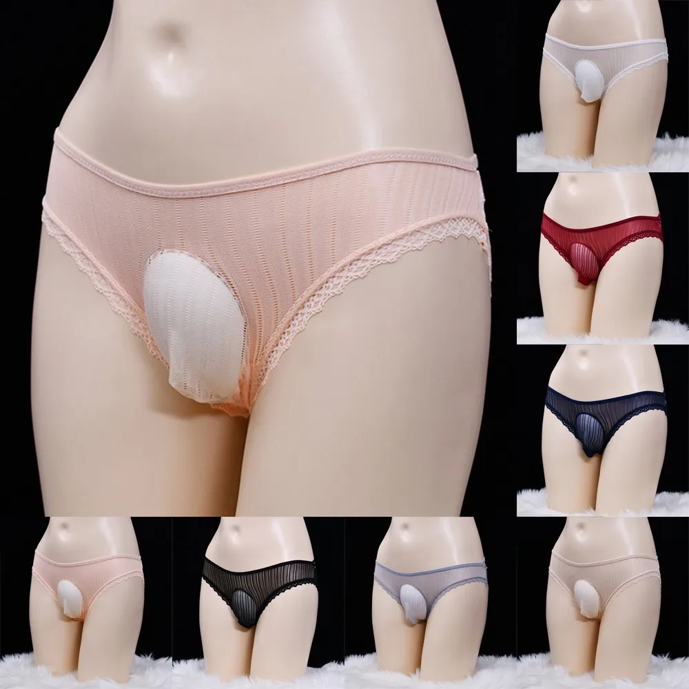 Sissy Convex Pouch Panties Mens Lace Bikini Transparent Briefs G-String Thongs Underwear Knickers Ultra-thin Low Rise Panties
Sissy Convex Pouch Panties Mens Lace Bikini Transparent Briefs G-String Thongs Underwear Knickers Ultra-thin Low Rise Panties