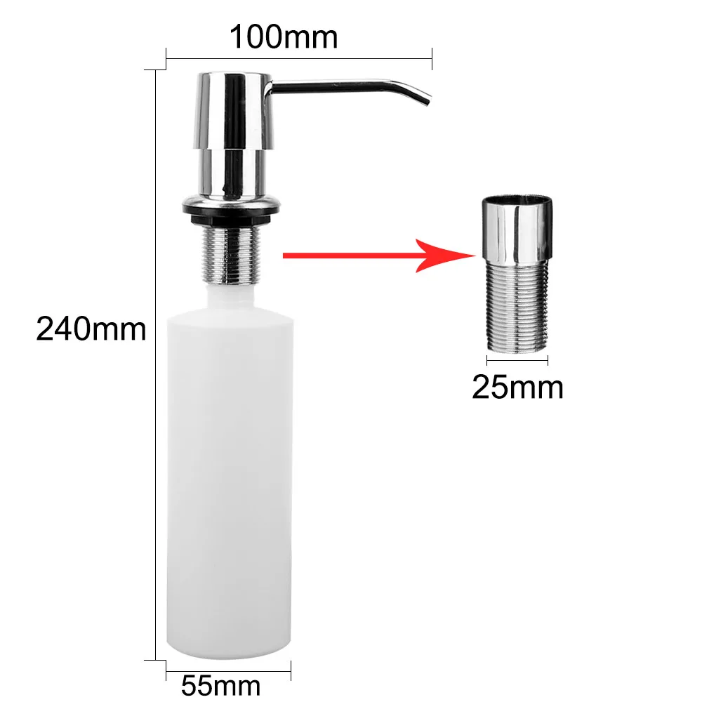 300ml Kitchen Liquid Soap Dispenser Sink Soap Bottle Kitchen Bathroom Detergent Liquid Hand Wash Soap Dispenser Pumps
300ml Kitchen Liquid Soap Dispenser Sink Soap Bottle Kitchen Bathroom Detergent Liquid Hand Wash Soap Dispenser Pumps